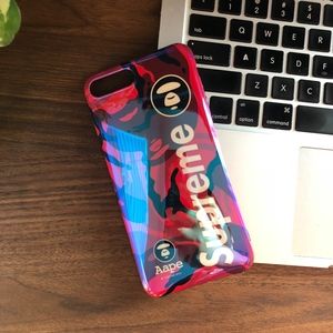 Supreme Aape Case for iPhone 7 Plus and 8 Plus